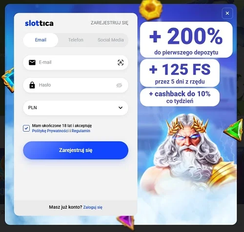 slottica-casino-formularz-rejestracyjn