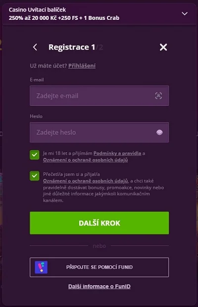 registrace-malinacasino