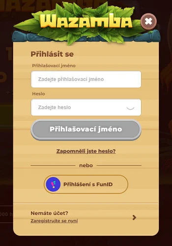 wazamba-casino-přihlášení