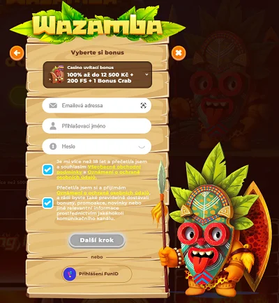 wazamba-casino-registrace