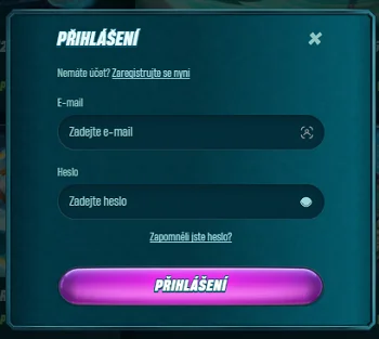 caspero-přihlášení