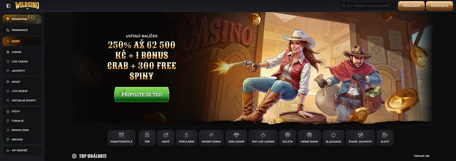 hlavní-stránka-wildsino-casino