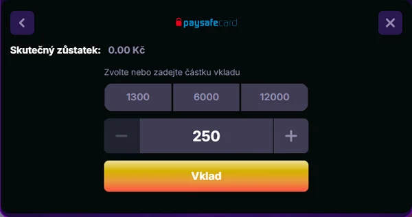 vklad-přes-paysafecard